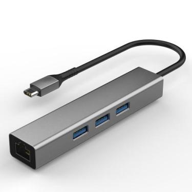 Imagem de Combo USB-C 3 Portas USB e 1 LAN GIGAbit Comtac 9454