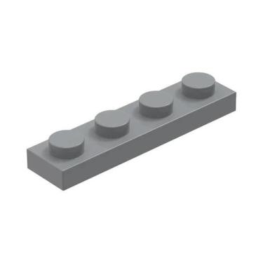 Imagem de 149 Unidades 3710 1x4 Blocos De Construção Básicos Compatíveis Com Tij