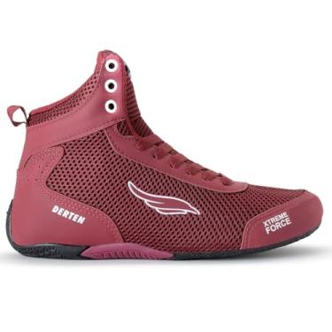 Imagem de Bota Masculina Derten Xtreme Force Academia Crossfit Treino Boxe MMA Leve Confortável (Bordo, BR, Adulto, Numérico, 35)