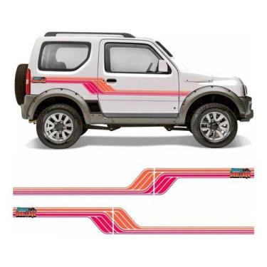 Imagem de Kit Adesivo Lateral Suzuki Jimny Heritage Versão Retrô Jm49 - SPTS