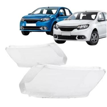 Imagem de Lente Farol Logan Sandero 2014 A 2019 - Cn, Lado Esquerdo - Motorista
