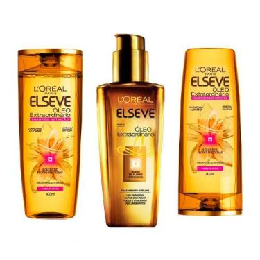 Imagem de L'Oréal Paris Elseve Óleo Extraordinário Kit - Shampoo + Condicionador