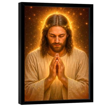 Imagem de Quadro Decorativo Jesus Orando