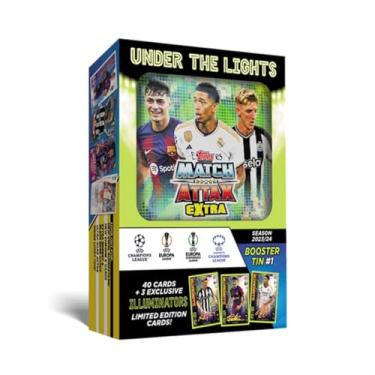 Imagem de Topps UCL & WUCL Match Attax Extra 2024 Trading and Collectible Card Game(Booster tin- Illuminators)