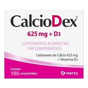 Imagem de CALCIODEX 625 D COM 180 COMPRIMIDOS PACK COM 2 POTES
