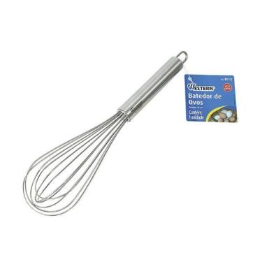 Imagem de Batedor de Claras de Ovos Manual Inox 10 Western