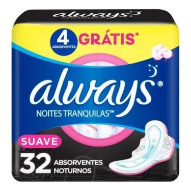 Imagem de Absorvente Always Noites Tranquilas Suave C Abas 28cm 32un