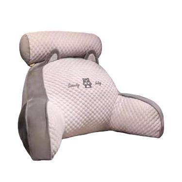 Imagem de Almofada de Encosto Premium para Costas, Design Ergonômico, Capa Removível e Lavável, Ideal para Leitura e Relaxamento