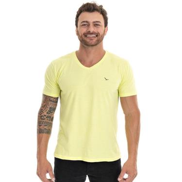 Imagem de Camiseta Masculina Gola V 100% Algodão Yacht Master 110001B-Masculino