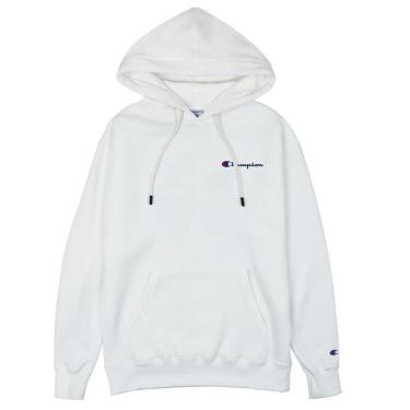 Imagem de Moletom Canguru Champion Mini Emb Script Off White-Masculino