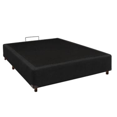 Imagem de Cama Box Viuvo Preto Nature 128x188
