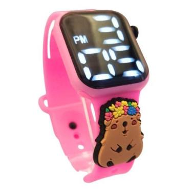 Imagem de Relógio Digital Infantil Capivara LED Pulseira_Rs - SMACTUDO