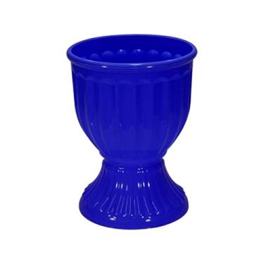 Imagem de Vaso Estilo Romano Decoração Festa Acrílico 13cm X 18cm (AZUL ROYAL)