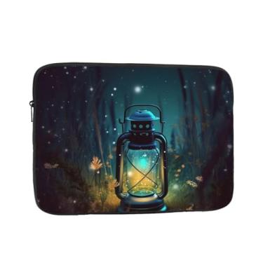 Imagem de Capa para laptop Fireflies and Lantern de 15 polegadas bolsa de transporte para computador à prova de choque capa protetora para notebook bolsa portátil para laptop bolsa à prova d'água para homens e