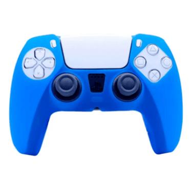 Imagem de Capa De Silicone Para Controle Sony Playstation 5 Ps5 Dualsense (azul)