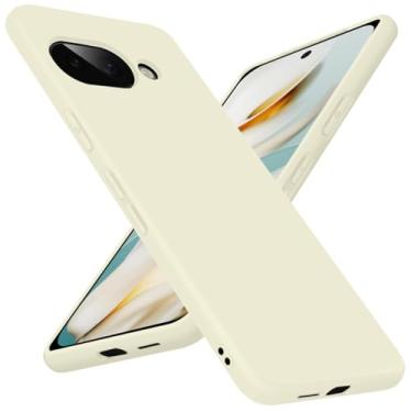 Imagem de Bastmei Capa projetada para Google Pixel 9a, [silicone TPU flexível + interior macio] Capas de telefone minimalistas, proteção de câmera à prova de choque antiarranhões leve fosca para Google Pixel 9a