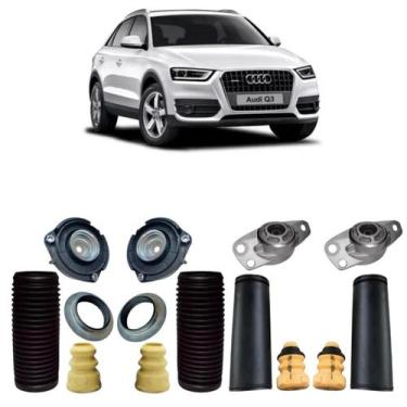 Imagem de Kit Coxim Batente Amortecedor Traseiro Dianteiro Audi Q3 12/ - Solupe 