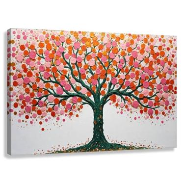 Imagem de Árvore da Vida Arte de Parede Impressão em Tela Harmonia da Vida Decoração Fotos Pintura Cores Vibrantes 45x30cmx1