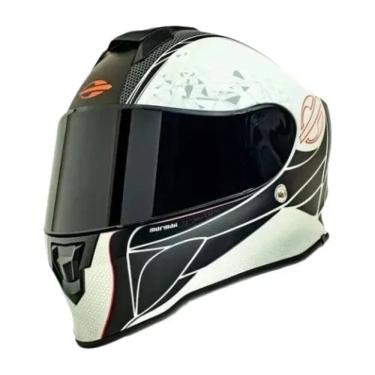 Imagem de Capacete Moto Mormaii M1 Dynamic Ice Branco Gelo