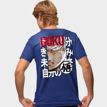 Imagem de Camisa Camiseta Genuine Grit Masculina Estampada Algodão 30.1 Goku Dra