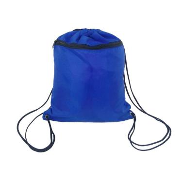 Imagem de Bolsa sacochila esportivo cordao mochila academia azul