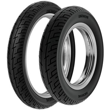 Imagem de 2 Pneu Moto Rinaldi 80/100-14 49l 60/100-17 33l BS32