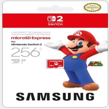 Imagem de Cartão Samsung MicroSD 256GB Express para Nintendo Switch 2