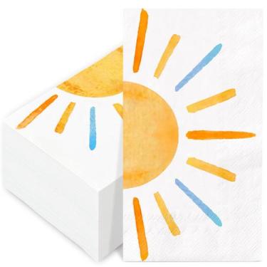 Imagem de Guardanapo de papel para convidados Jarthena AMCS Colorful Sun 100 uni