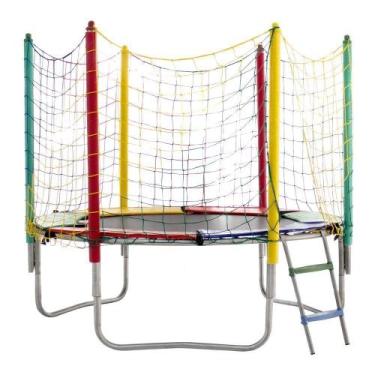 Imagem de Cama Elástica Pula Pula 2,00m Lona Cores Lisas sem Emenda - PapiBrink.