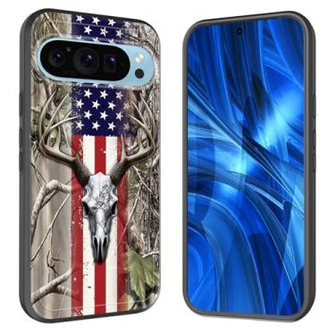Imagem de JHYYTUJTYP Capa para Pixel 10 Pro XL, [Teste de queda de grau militar] Capa protetora resistente à prova de choque resistente para Google Pixel 10 Pro XL 6,8 polegadas 2025, bandeira americana