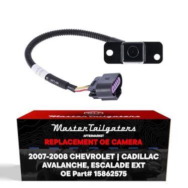 Imagem de Master Tailgaters Substituição para Chevrolet Avalanche/Cadillac Escalade EXT Câmera de reserva (2007-2008) Peça original nº 15862575