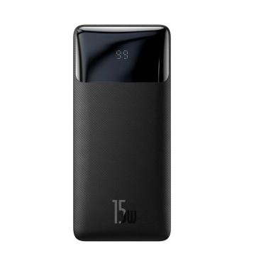 Imagem de Carregador Bolso Preto 22.5W Display Digital Turbo Ultrafino