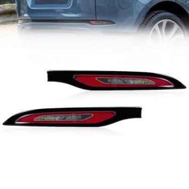 Imagem de JESYMBX Luz de freio refletor de para-choque traseiro para Land Rover Range Rover Evoque 2019-2023 LR136974 LR136975 esquerda e direita