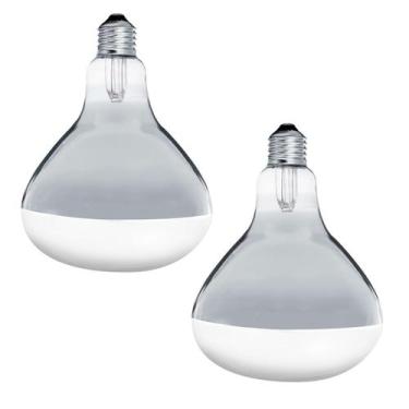 Imagem de 2 lâmpadas secagem 250W manter quente aquecer estufa pintura alimentos