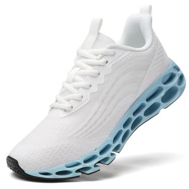 Imagem de SKDOIUL Tênis esportivo feminino para caminhada e corrida, 9603 branco, 35