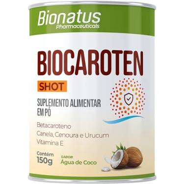 Imagem de Bionatus, BioCaroten, Suplemento alimentar, Betacaroteno, Vitamina A, Vitamina E, 150 gramas, Branco