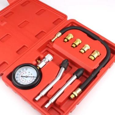 Imagem de 2X Medidor Compressão Cilindro Cabeçote 4 Adaptadores E Case