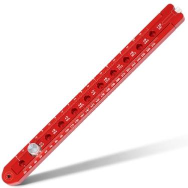 Imagem de Marcador de bússola para marcenaria, ferramenta de compasso circular de carpinteiro de liga de alumínio imperial/métrico, ferramenta de desenho circular de madeira ajustável, medidor de marcação de