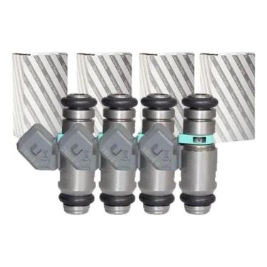 Imagem de 4 Bicos Injetores Palio Uno Fiorino 1.0 Gasolina Iwp023 Novo - Tsunami