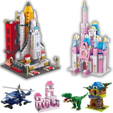 Imagem de Mega Blocos De Montar Com 1000 Peças 6 Em 1 - Castela - Castela Brasil