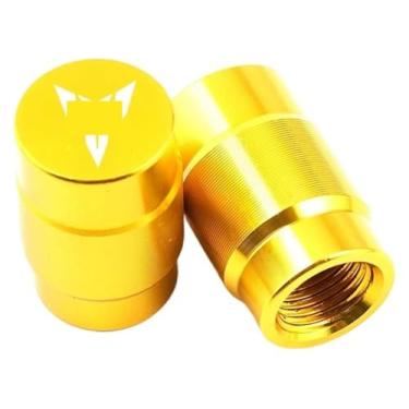 Imagem de Compatível com MT09 MT07 MT10 MT03 MT 09 07 03 10 MT-07 MT-09 MT-10 SP Tracer 2022 2023 2024 Acessórios de motocicleta Tampas de válvula de pneu (M ouro)