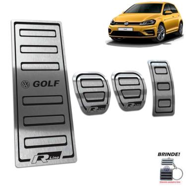 Imagem de Descanso + Pedaleira Manual Golf R-line 2018 2019 Preto