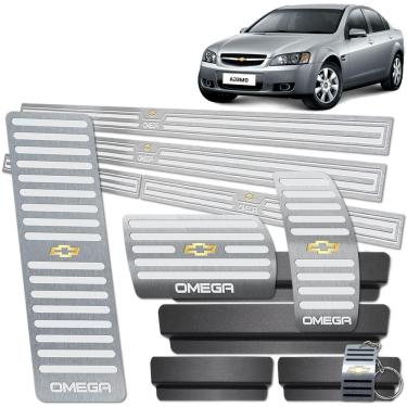 Imagem de Pedaleira Soleira Descanso Prata Omega Cd 2008 A 2011