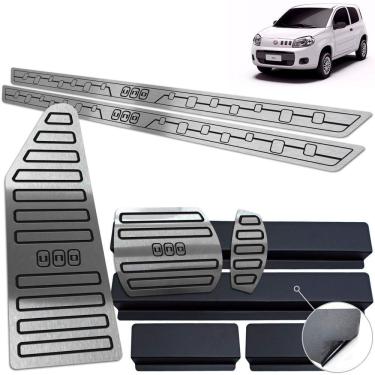 Imagem de Soleira Pedaleir Auto Descans Uno 2013 A 2020 2 Portas Preto