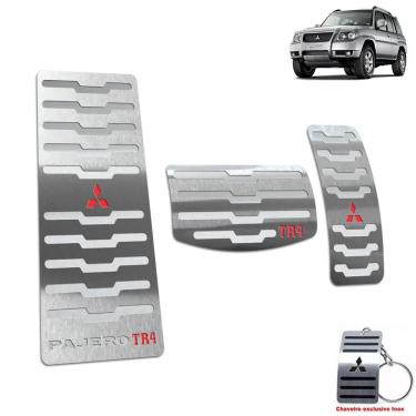 Imagem de Descanso Pedaleira Mitsubishi Pajero TR4 2010 A 2015 Prata