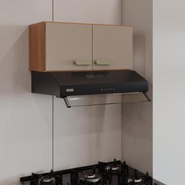 Imagem de Armário Aéreo Modulado Para Geladeira Fidelitá Mariana 70cm 2 Portas F