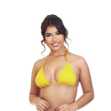 Imagem de Top Busto De Biquíni Praia Avulso Cortininha Simples - Estigma, M, Ama