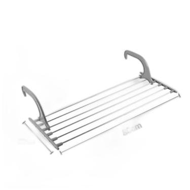 Imagem de Varal De Parede Suspenso Coringa 80Cm Roupas Leve Lavanderia