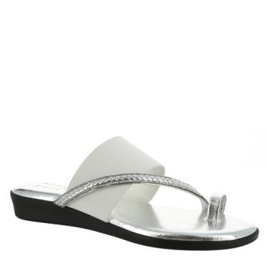 Imagem de Easy Street Sandálias de Salto Femininas, Gore branco, 6 Wide