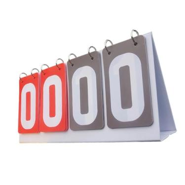 Imagem de Generic Acessórios para placa de pontuação Flip Score Board Placar esportivo para bola de tênis ao ar livre